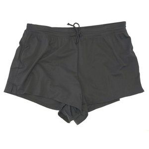 Cacique Swim Shorts Womens 16 Black New